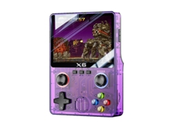 Consola De Juegos Retro X6 Con Pantalla Ips De 3,5 Pulgadas, Reproductor De Juegos Portátil, Compatible Con Arcade Retro 11 Emul