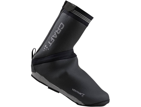 Cubierta del Zapato para Hombre CRAFT Siberian Negro para Ciclismo (XL)