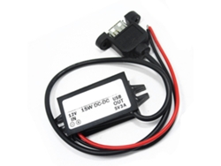 Módulo Convertidor De Voltaje Dc Buck De 12v A 5v Con Fuente De Alimentación Usb De Alta Eficiencia.