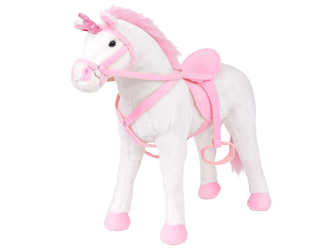 Peluche VIDAXL Blanco Tela