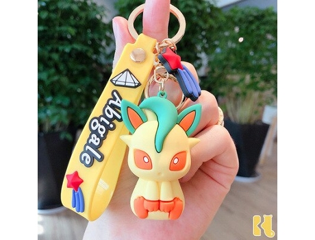 Muñeco GAATPOT Genuine Pokemon Pikachu Action Figure Keychain Anime Cartoon Pocket Monster Eevee Sylveon Espeon Fashion Keychain Toy Gift