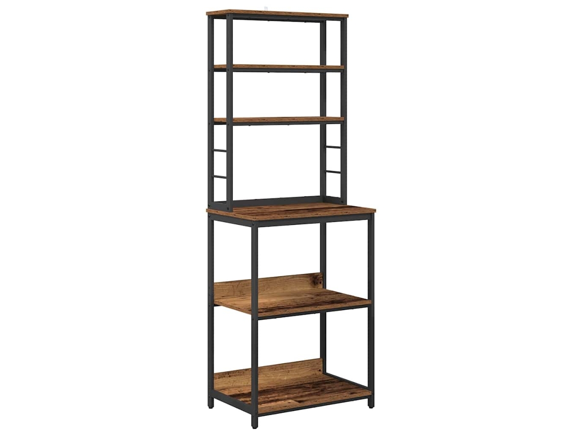 Maison Exclusive - Estante De Cocina Madera Vieja 60 X 40 X 168 Cm