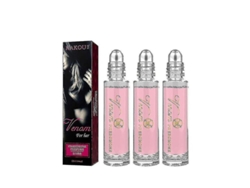 Perfume Con Feromonas (3 Unidades) De 10 Ml, Estimulante De Larga Duración Para Hombres Y Mujeres.