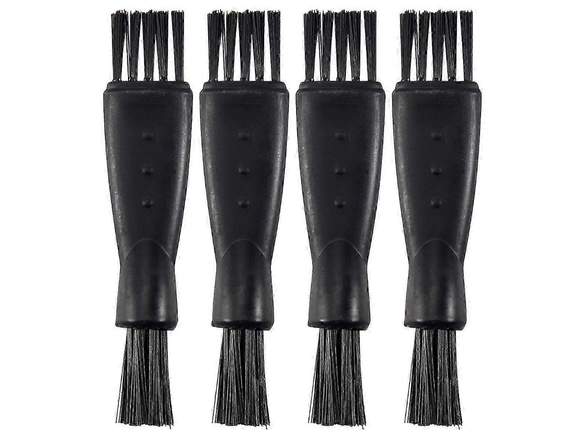 Cepillo de limpieza de doble cara para afeitadora y cortadora de pelo masculina (pervayotoy)
