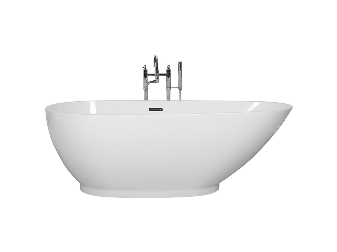 Bañera independiente BELIANI Guiana de Acrílico Blanco 82x173x59