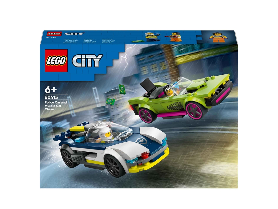 Perseguição de Carro da Polícia a Muscle Car - 60415 LEGO-CITY 