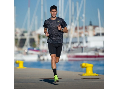 Camiseta de Hombre para Running 42K RUNNING Ozone Negro (L)