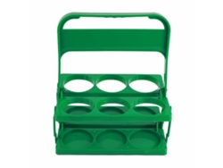 Soporte Plegable Portátil Para Botellas De Cerveza, Fabricado En Plástico Ecológico Con Asa Reforzada, Ideal Para Picnics.