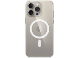 Funda APPLE iPhone 15 Pro Max Clear Case com MagSafe (Transparente)