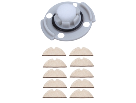 6 piezas para Xiaomi Roborock Robot S50 S51 repuestos filtro de tanque de agua y 10 piezas paños de fregona almohadillas trapeador