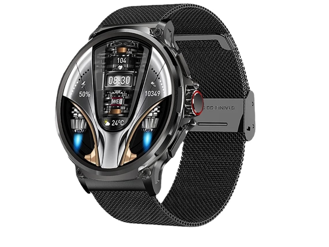 V69 Reloj Inteligente Masculino 1 85 Pantalla Ultra Hd 710mah Batería Grande Smartwatch 400 Caras Para Teléfono Android Ios Yuysan