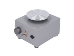 Mini torno de alfarero para niños con velocidad ajustable, cuencos de agua y llave hexagonal extraíble.