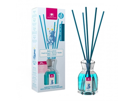 Ambientador CRISTALINAS Reed Diffuser 40Ml Fresh Cologne Difusor de Aroma Frasco de Perfume/Fragrância Transparente