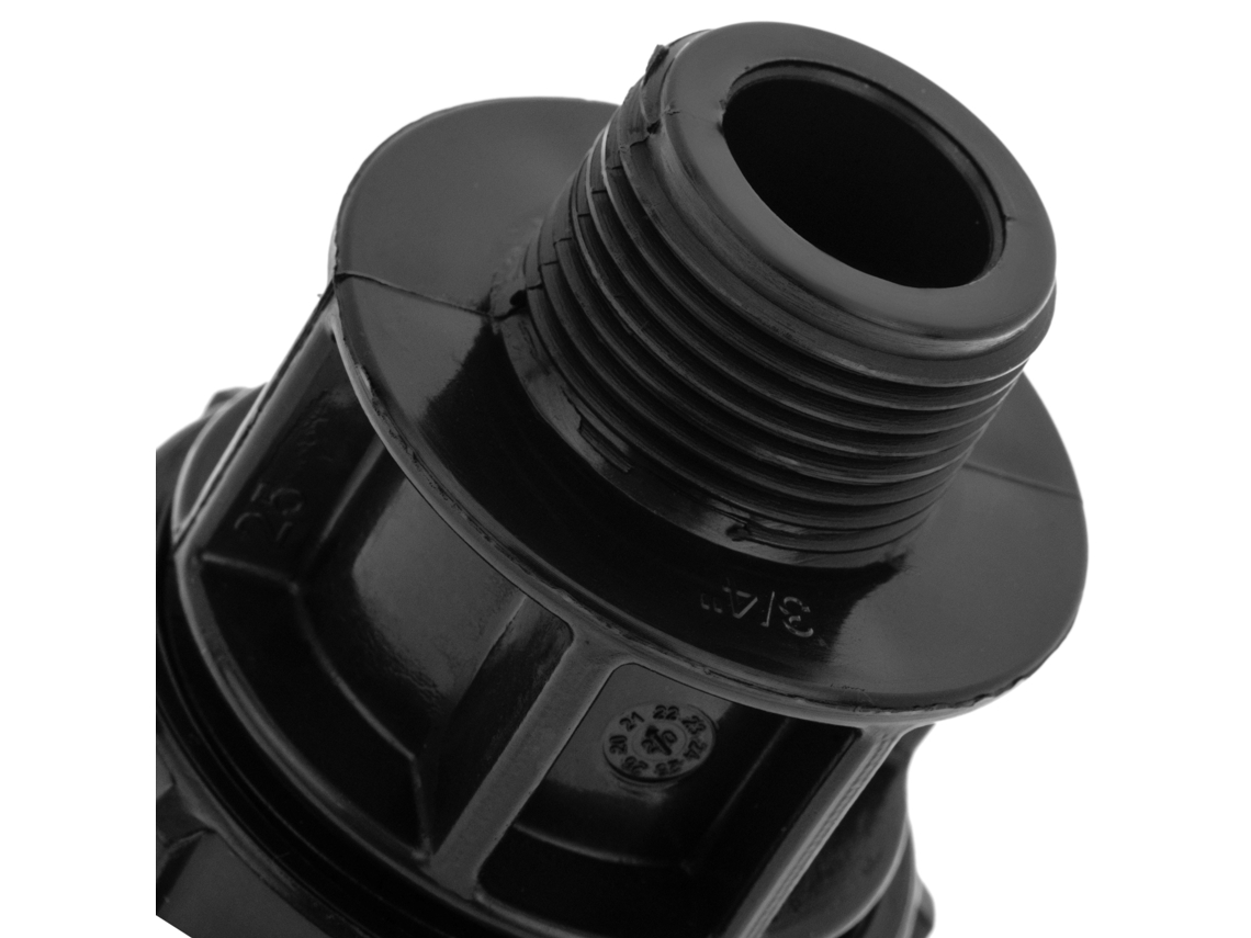 Paquete De 5 Unidades Terminales De Polietileno Rosca Macho 32 Mm X 1“ Para Sistema De Riego PRIMEMATIK.COM