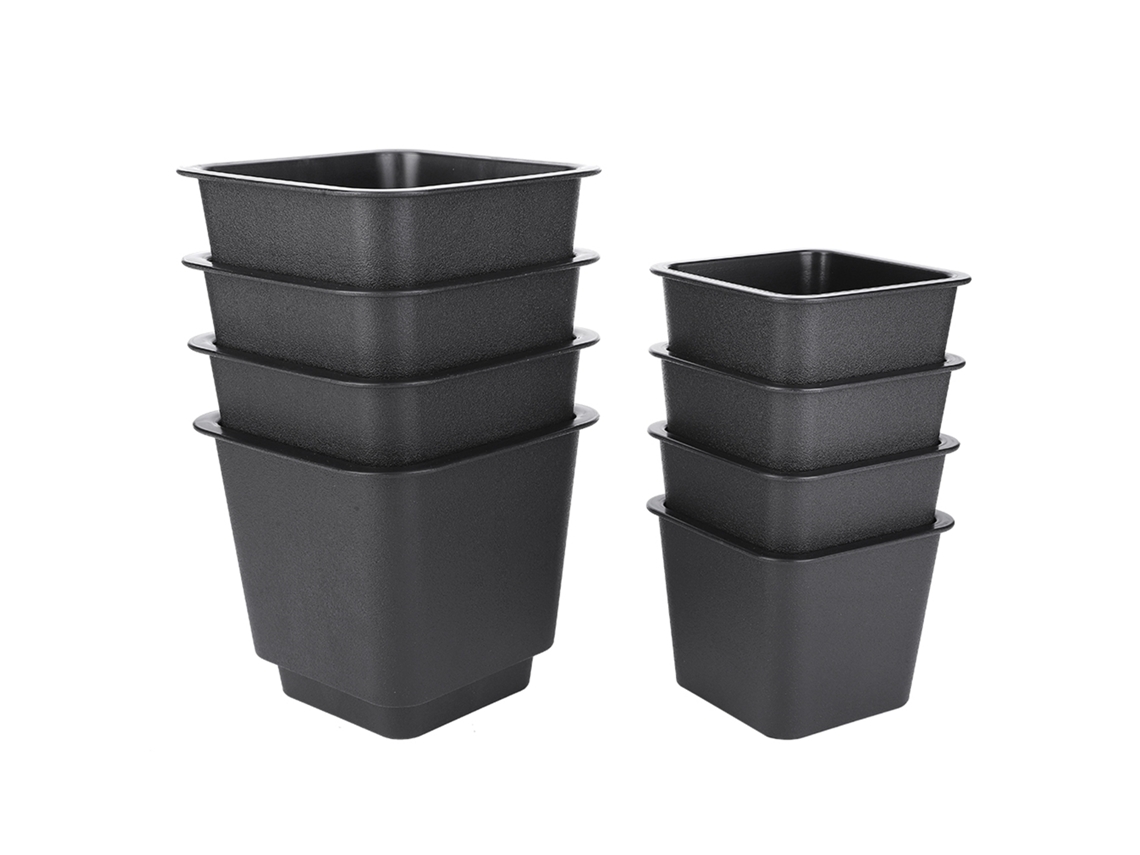 8 Patas Antideslizantes De Plástico Pp Negro Mate Para Sofás Y Armarios. Accesorios Para Muebles.