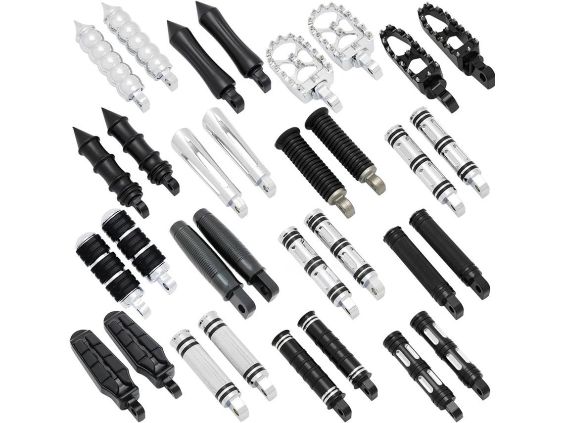 Reposapiés De Motocicleta Aluminio Cnc Para Bicicleta