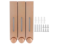 Dispensador de jabón líquido de pared Rosewell de 420 ml x 3 para baño y cocina