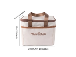 (estilo Bm) Bolsa De Almuerzo Portátil Impermeable Con Aislamiento De Gran Capacidad, Bolsa De Alimentos Con Aislamiento