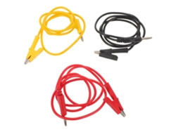 Cables De Prueba Aislados De 3 Piezas Con Pinzas Y Conectores Banana Para Cables De Prueba.