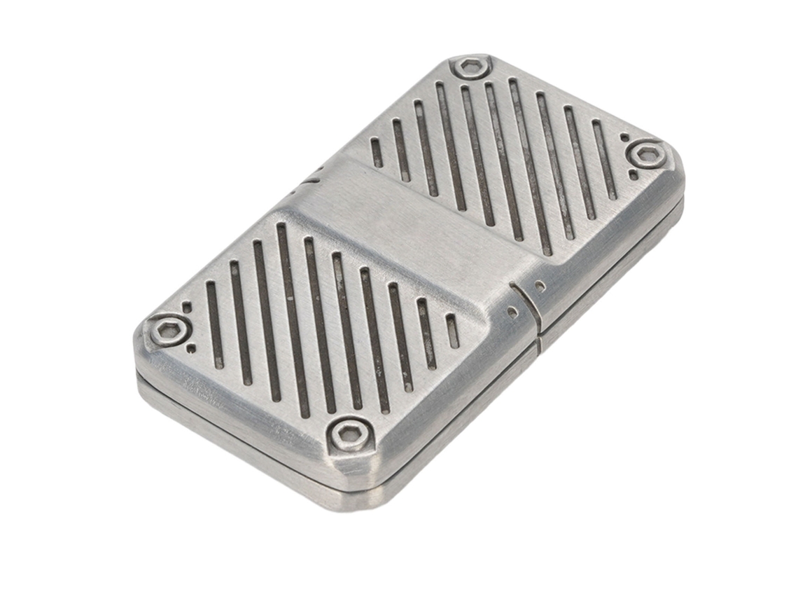 Push Slider Mecânico De Liga Portátil Alívio De Estresse Compacto Textura Confortável