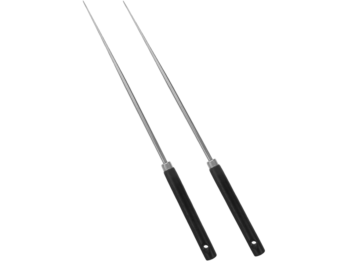 Palillos Reutilizables De Acero Inoxidable Negro, Diseño Ergonómico Japonés Para Uso