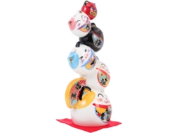 Figura Decorativa Única Cerámica Blanca Forma Dharma Decoración Hogar Estar Adecuada Niños Niñas Atmósfera