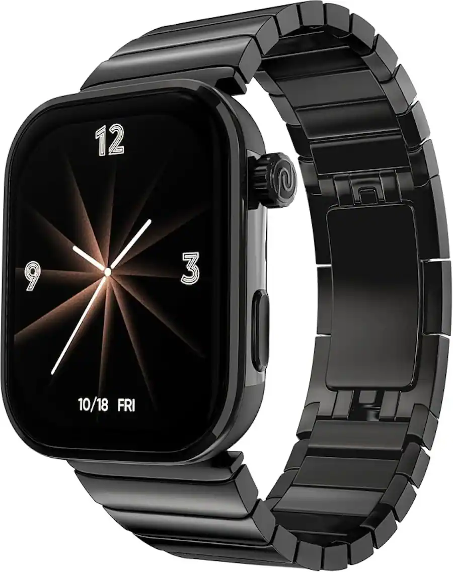 Reloj inteligente NOISE Pro 6 Max Ai Gps Cromado Negro