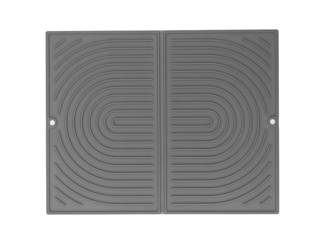 Alfombrilla De Silicona Resistente Al Calor Para Secar Platos Con Drenaje Eficiente Para La Cocina Del Hogar.