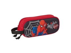 Estuche Doble 3D SPIDERMAN (21 x 8 x 6 cm)