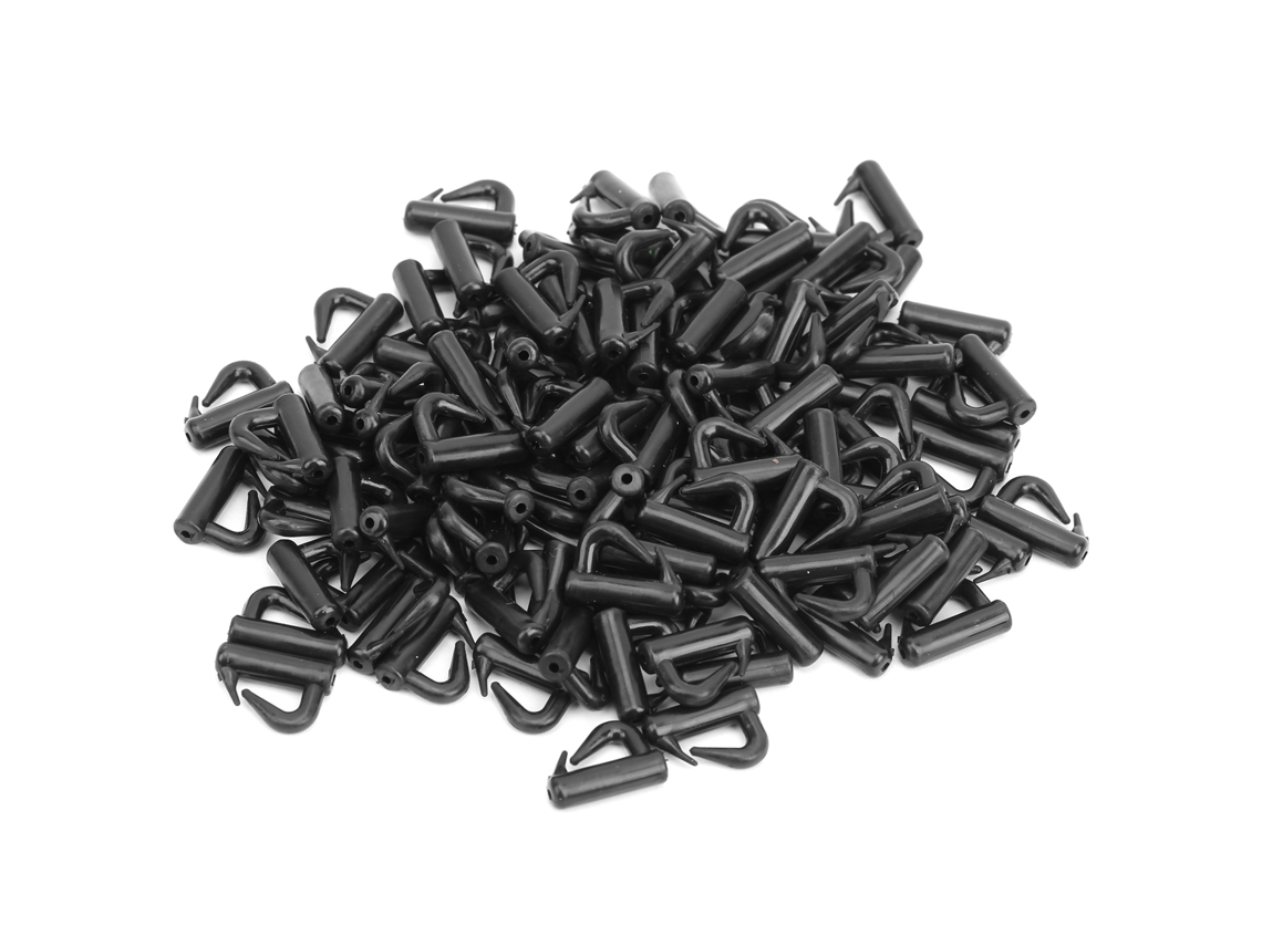 120 ganchos giratorios, broches giratorios, accesorios de cambio rápido, negro