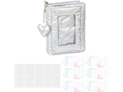 Carpeta Collage con 5 Anillas y Colgante de Corazón, Libreta M5 con Pegatinas para el Hogar, VAYOTOY