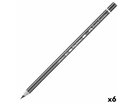 Lápices de colores FABER-CASTELL Polychromos Gris (6 Unidades)