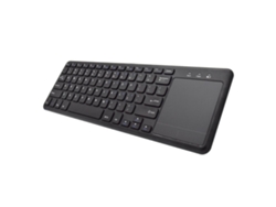 Teclado inalámbrico con panel táctil, compacto, multitáctil integrado y mecanismo de tijera silencioso, diseño portátil. Stelasplen