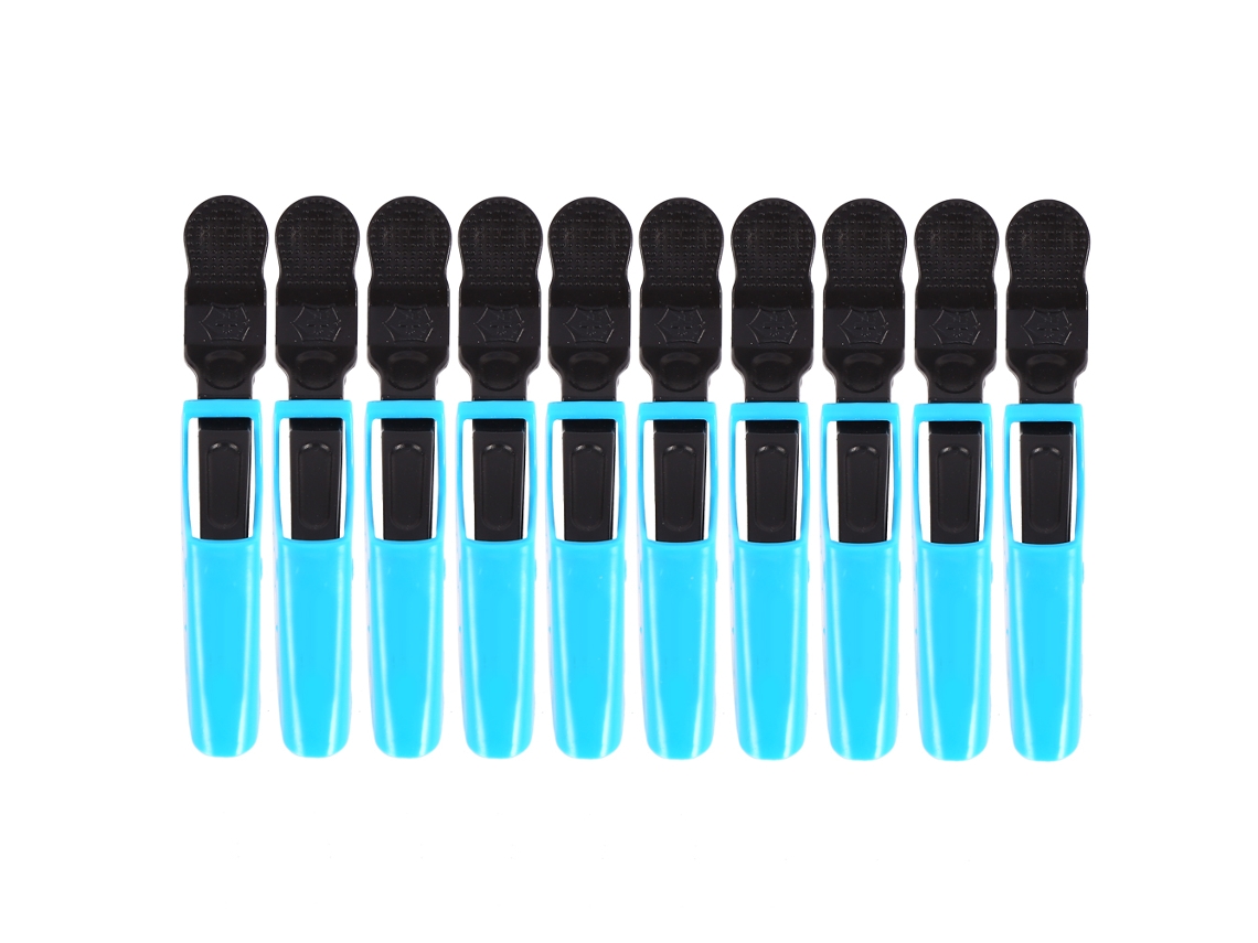 Vlrla-10unidades Blue Profissional Cabelodressing Sectioning Clips