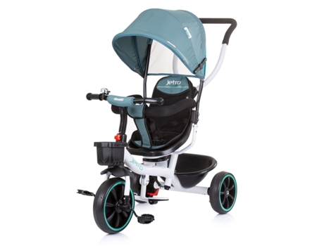 Triciclo Evolutivo con Asiento Giratório 360º JETRO de Chipolino Aloe