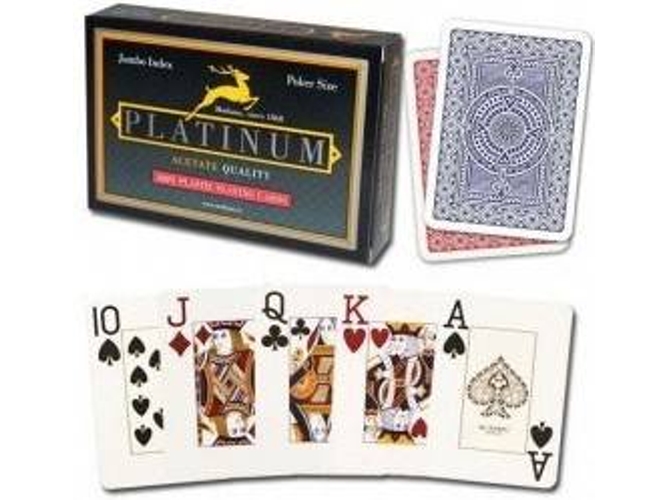 Baraja de Cartas MODIANO Professional Doble Platinum Acetato (Inglés)