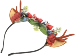 Diadema Con Astas Y Accesorio De Fiesta Falso Para Cosplay Y Decoración.