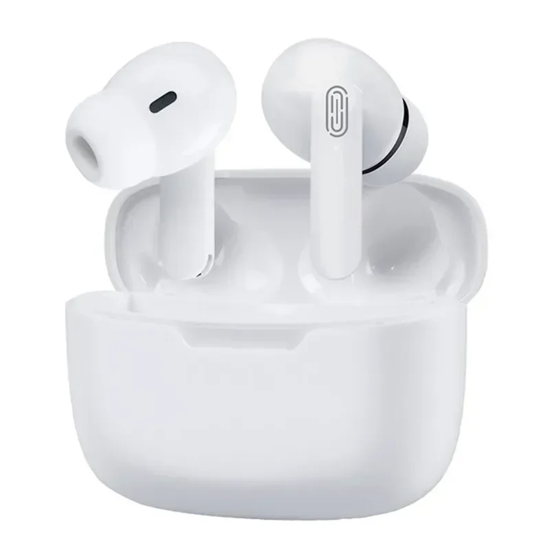 (blanco) Auriculares Inalámbricos Bluetooth Con Cancelación De Ruido, Controles Táctiles, Micrófono Y Carga Rápida.