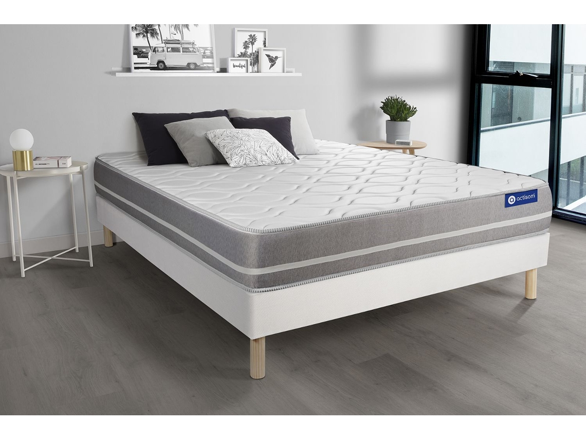 Somier Actilatex Touch Multiláminas Zonas ACTISOM Espuma con memoria Blanco (140x200)