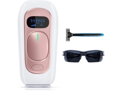 Depiladora de luz pulsada YIZHOOD Dlp118 rosa