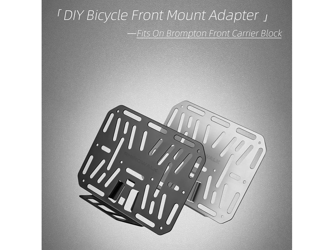 2026-soporte Delantero Para Maleta De Bicicleta Plegable Diy, Rack Delantero De Aluminio Integrado, Fácil Instalación