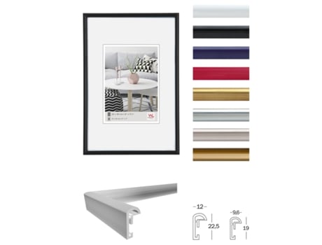 Marco Para Fotos Galeria Marco Plastico Tamaño 40X60 Cm Blanco MY PERFECT DESIGN