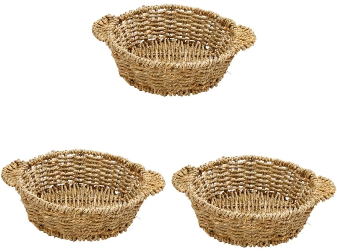 Esta Cesta Também Pode Ser Usada Para Armazenar Lanches, Frutas E Outros Itens Diversos. Base De Pedra - Fáci