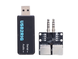 Interfaz De Modo Digital Integrada Para Radioaficionados Con Tarjeta De Sonido Usb Y Puerto Serie 2 En 1 Con Códec De Audio Integrado.