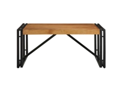 Mesa De Centro 80x80x35 Cm Madera Maciza Acacia