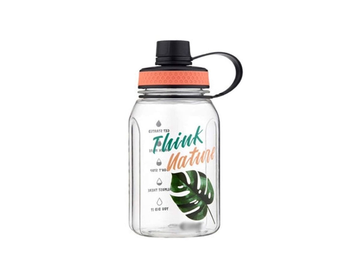 Botella de agua deportiva Rebe-Linjou, 900 ml, material seguro, correa ancha, ideal para el gimnasio y los viajes.