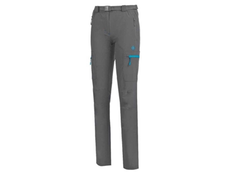 Calça IZAS Calça Lut W Ss Cinzento 2XL Mulher