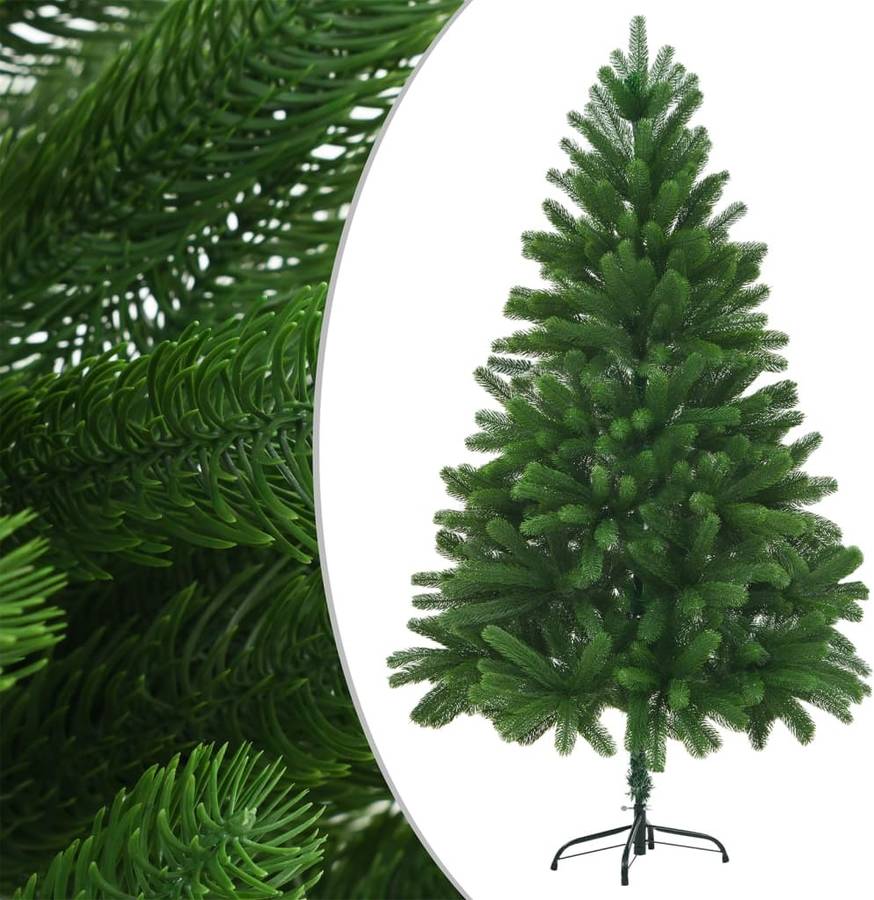 Árbol de Navidad VIDAXL con Luces LED y Bolas (Verde - 75x21 cm)