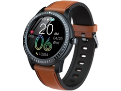 Reloj inteligente deportivo con monitor de ritmo cardíaco y Bluetooth para hombre, IP67, compatible con Android e iOS (marrón) Bestvite