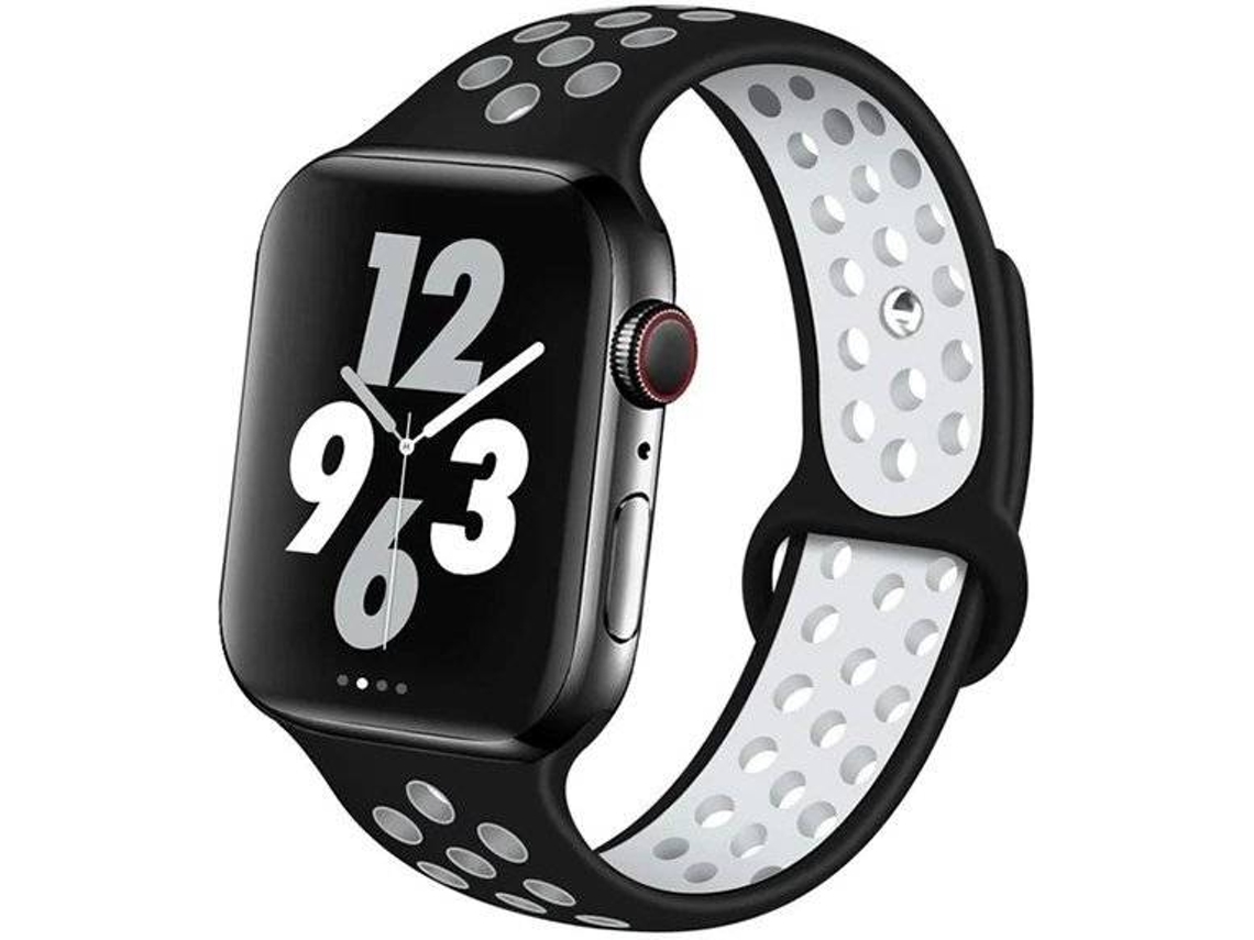Correa Apple Watch Series 5 G4M 44mm Negro, Blanco